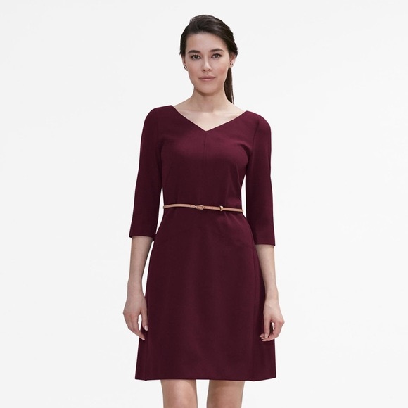 MM Lafleur Alexandra 2.0 dress 0P claret - Picture 1 of 5